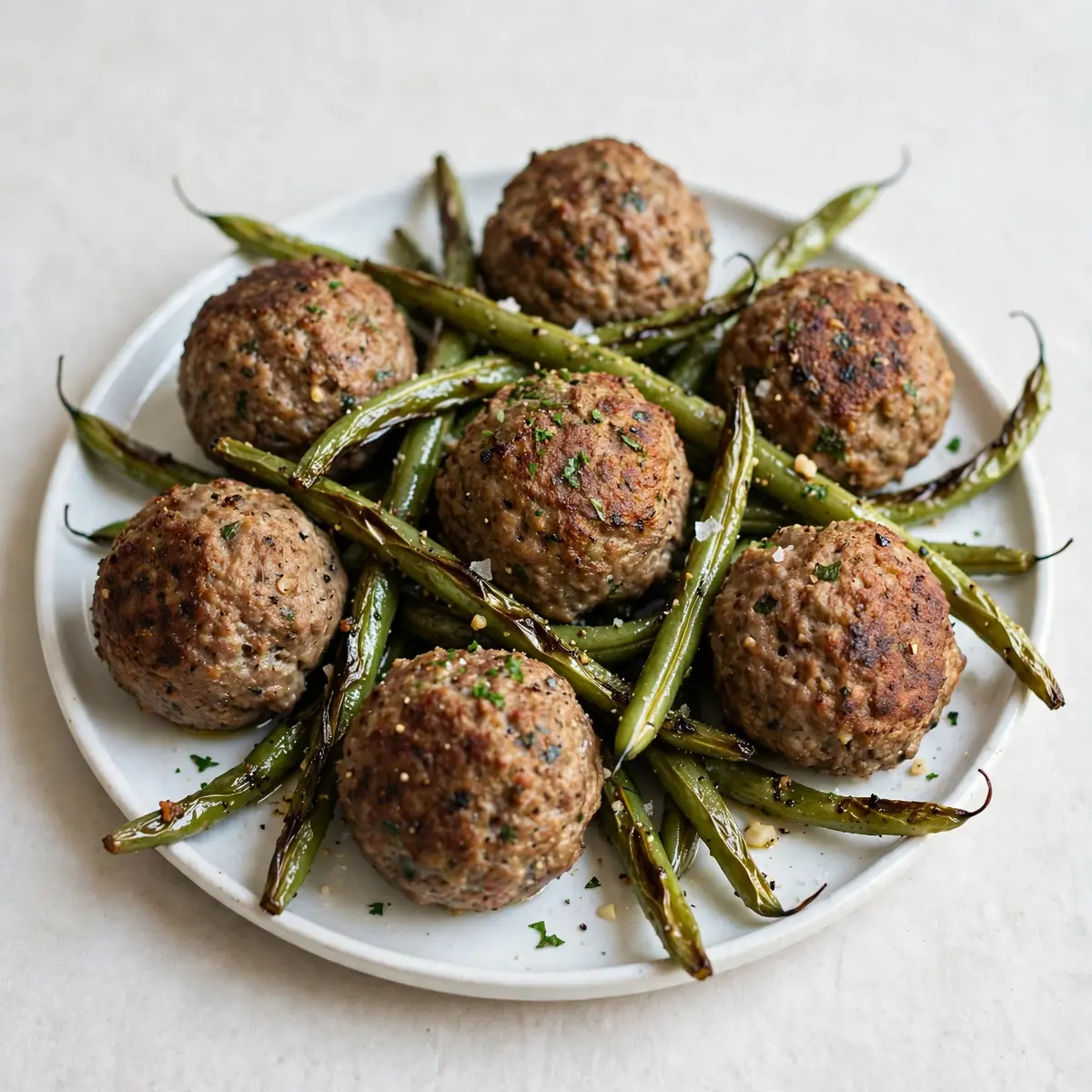 Cozy Weekend Comfort: Sheet Pan Meatballs and Roasted Green Beans
