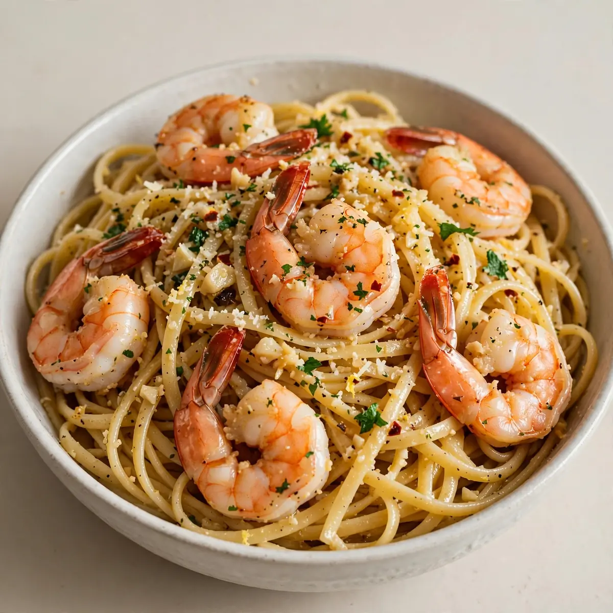 Cozy Weekend Garlic Butter Shrimp Pasta With Aromatic Sizzle