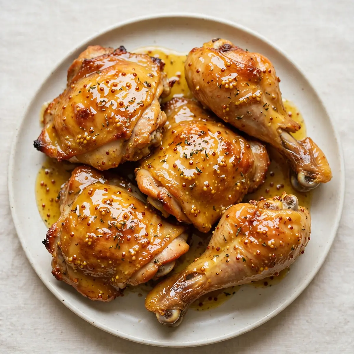 Cozy Weekend Honey Mustard Baked Chicken