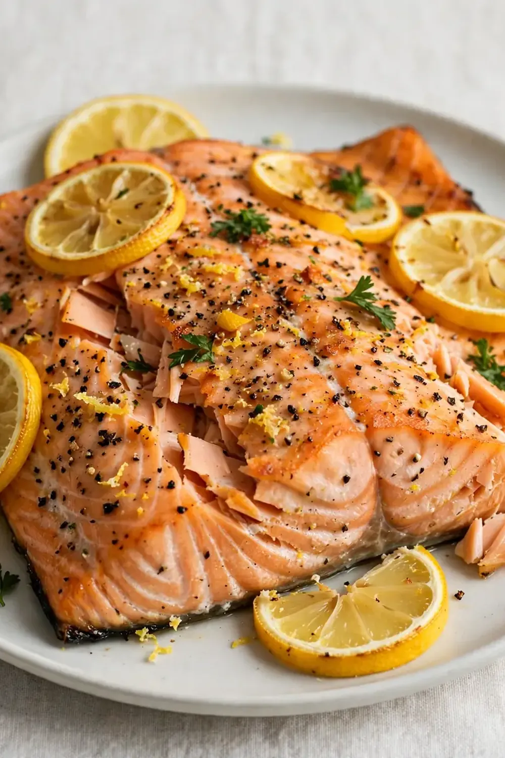 Lemon Pepper Baked Salmon