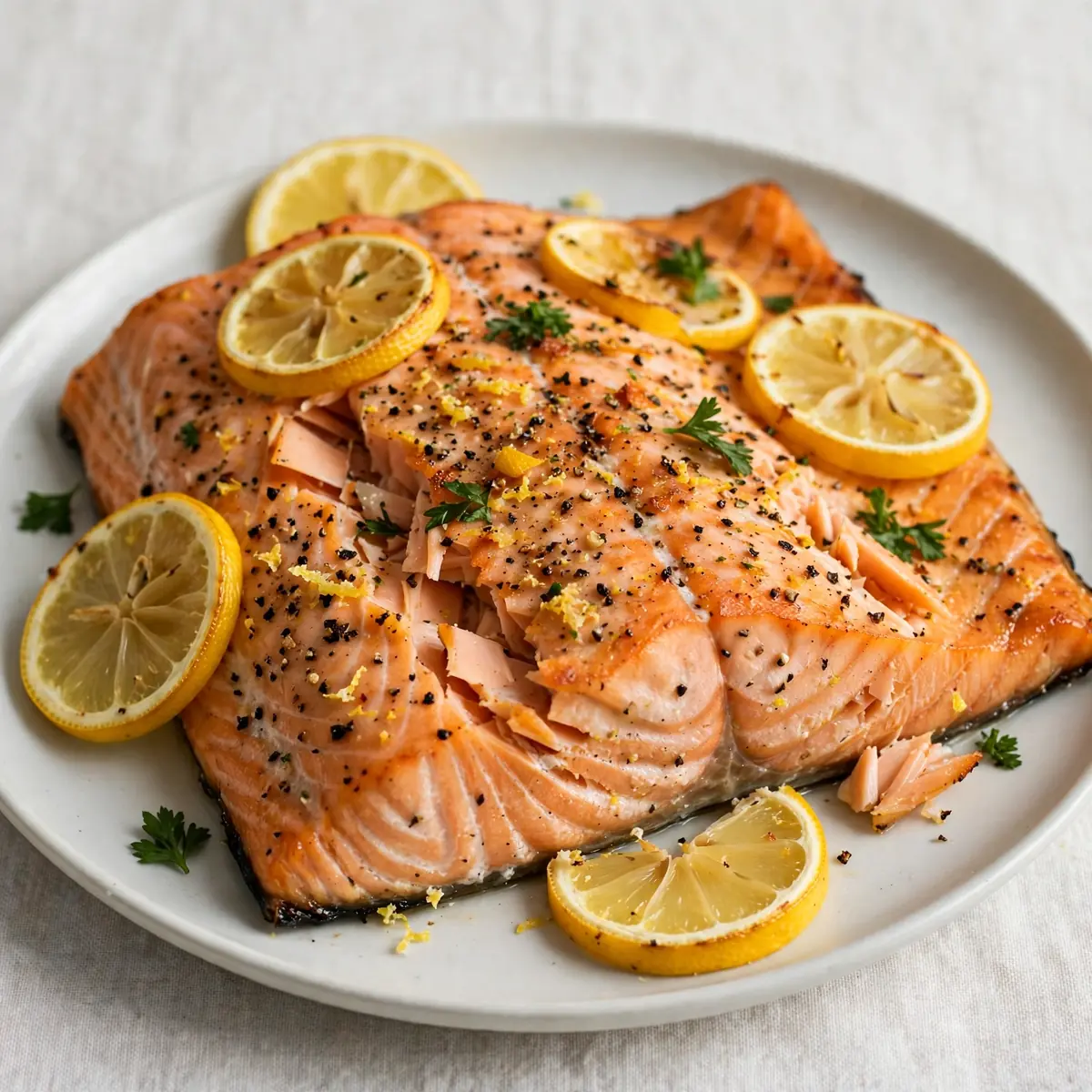 Cozy Weekend Lemon Pepper Baked Salmon Project