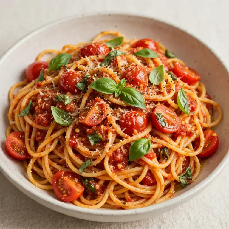 Cozy Weekend Project 15 Minute Tomato Basil Pasta