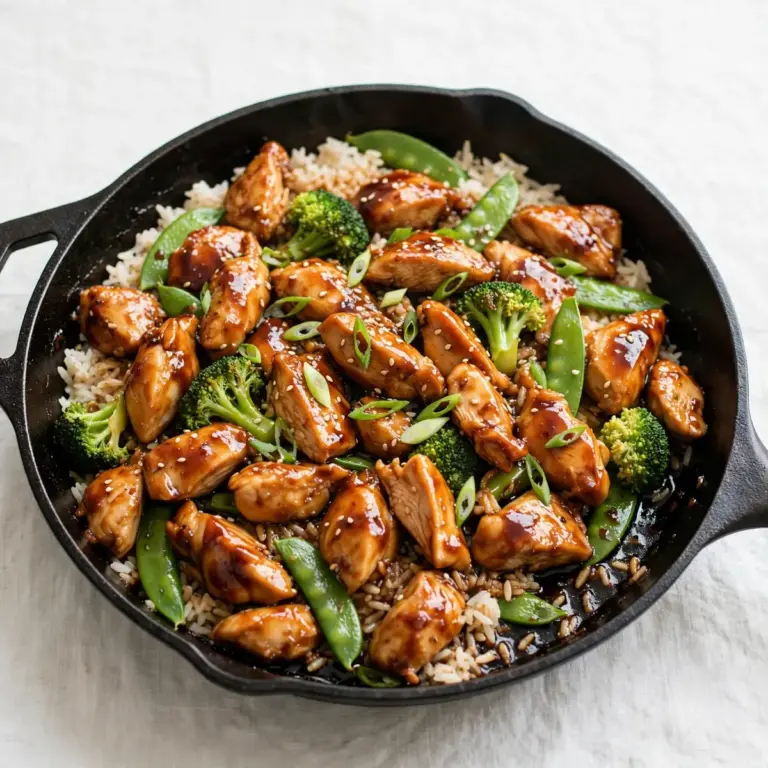 Cozy Weekend Teriyaki Chicken Skillet with Sticky Aromas
