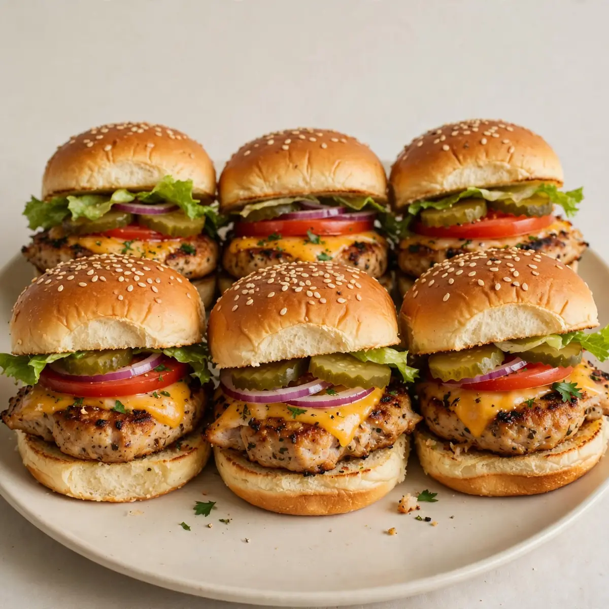 Cozy Weekend Turkey Burger Sliders with Garlic Aroma