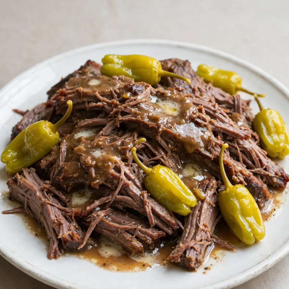 Slow Cooker Mississippi Pot Roast