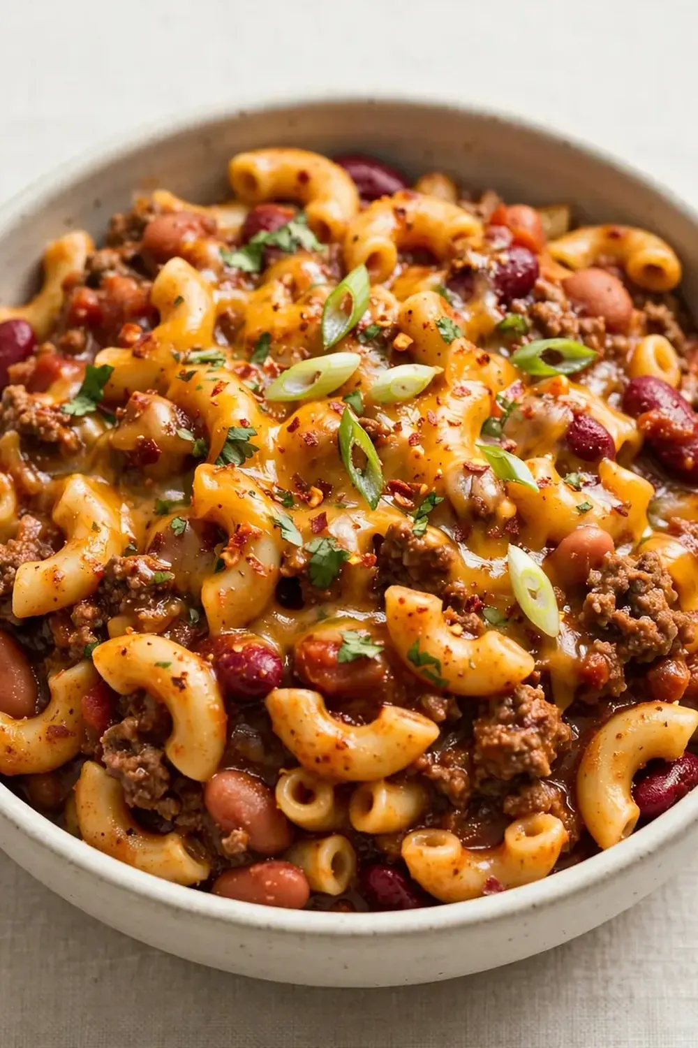 Quick Beef Chili Mac