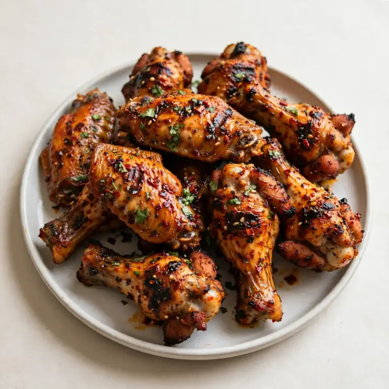 Spicy Grilled Chicken Wings