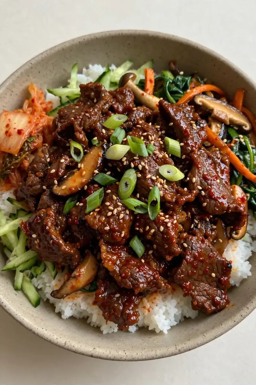 Spicy Korean Beef Bulgogi Bowls