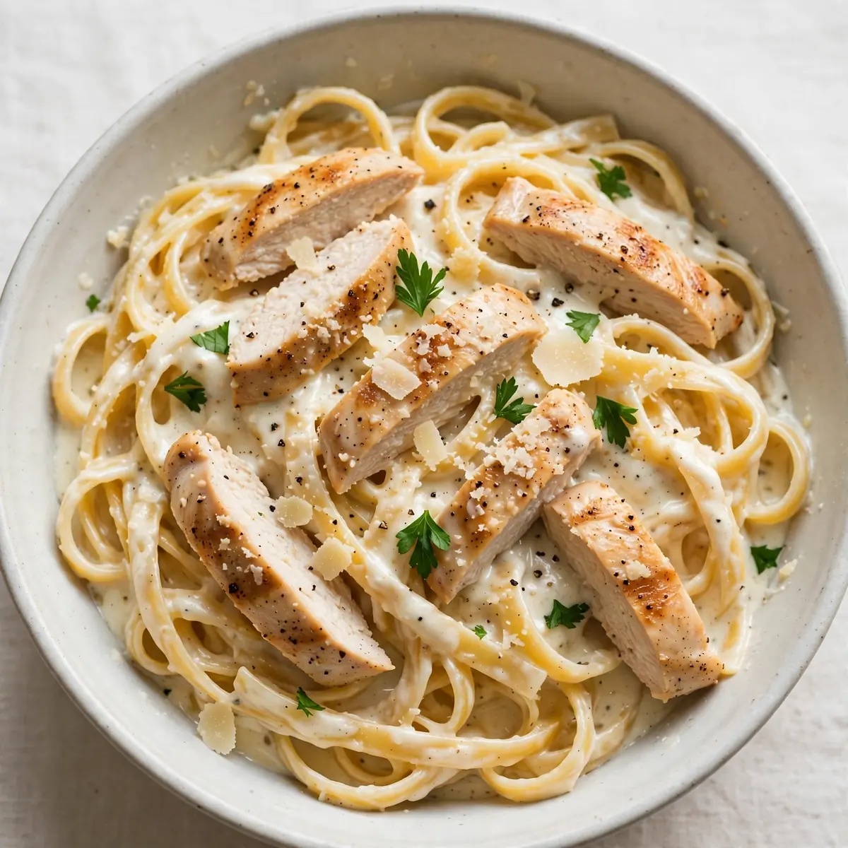 The Coziest Weekend Creamy Chicken Alfredo Pasta
