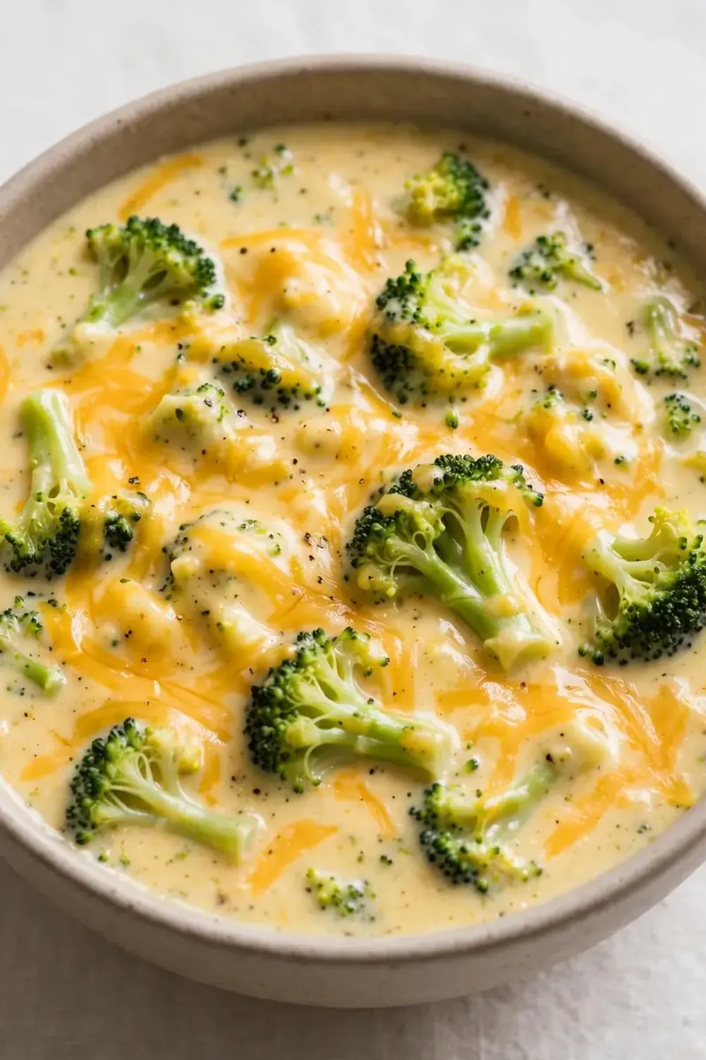 Creamy Broccoli Cheddar Soup